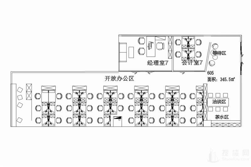 金陵御景园商务大厦面积127平